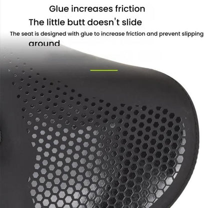 FMFXTRA Thickened Bicycle Saddle Mountain Bike Shaped Saddle, Color: Black by FMFXTRA