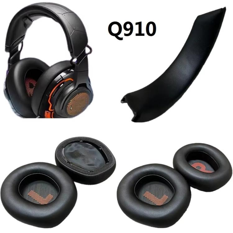 For JBL Q910 / Q910X / Q910P Headphones Accessories 1pair Black Blue Earpads by bashfashion