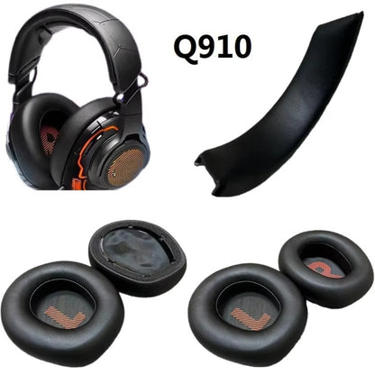 For JBL Q910 / Q910X / Q910P Headphones Accessories 1pair Black Earpads by bashfashion