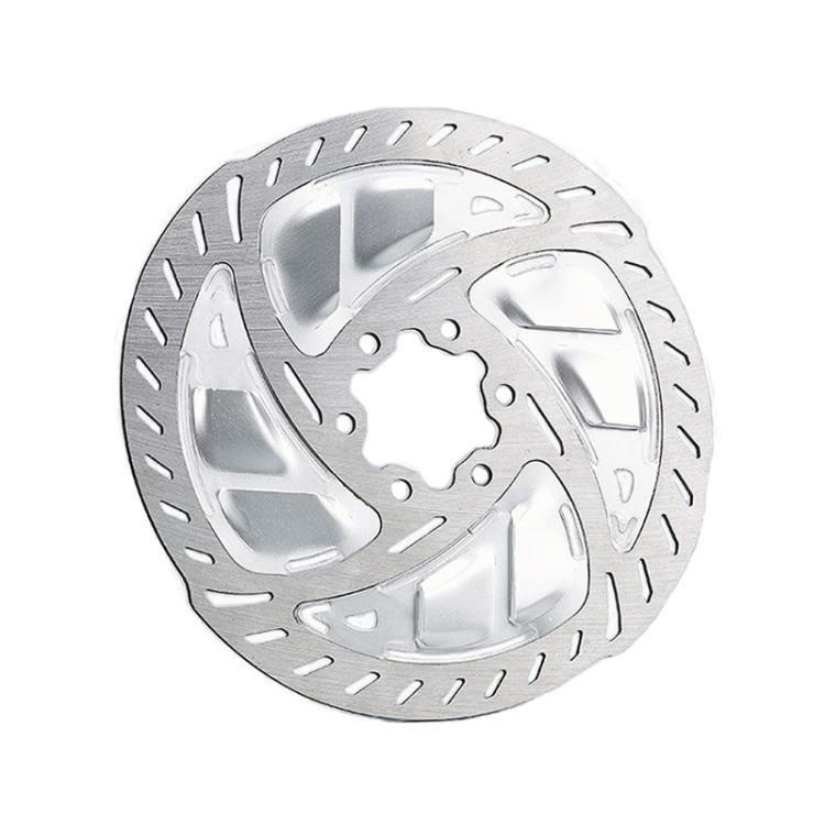 RACEWORK RK152 Mountain Bike Six-nail Heat Dissipation Wear-resistant Disc(Silver 140mm) by RACEWORK