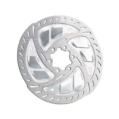 RACEWORK RK152 Mountain Bike Six-nail Heat Dissipation Wear-resistant Disc(Silver 140mm) by RACEWORK