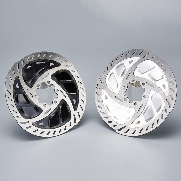 RACEWORK RK152 Mountain Bike Six-nail Heat Dissipation Wear-resistant Disc(Silver 140mm) by RACEWORK