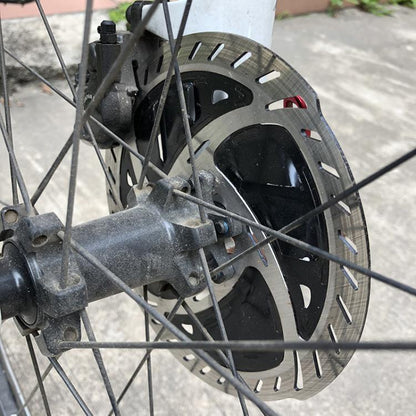 RACEWORK RK152 Mountain Bike Six-nail Heat Dissipation Wear-resistant Disc(Silver 160mm) by RACEWORK