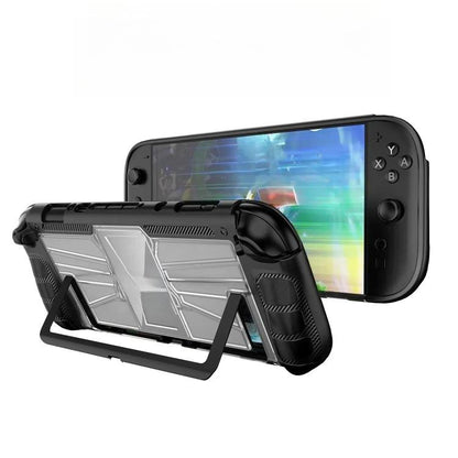 For Nintendo Switch 2 Game Console TPU + PC One-piece Case Shockproof Shell(White) by bashfashion