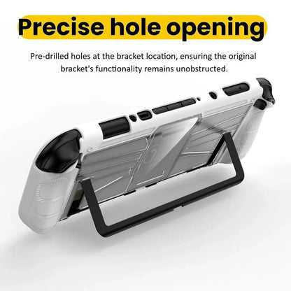 For Nintendo Switch 2 Game Console TPU + PC One-piece Case Shockproof Shell(White) by bashfashion