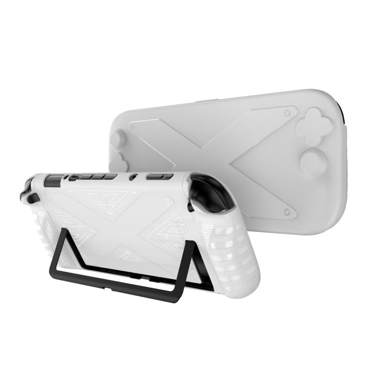 For Nintendo Switch 2 PC + TPU Split Cover With Panel Set Protective Shell(White) by bashfashion