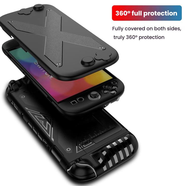 For Nintendo Switch 2 PC + TPU Split Cover With Panel Set Protective Shell(White) by bashfashion