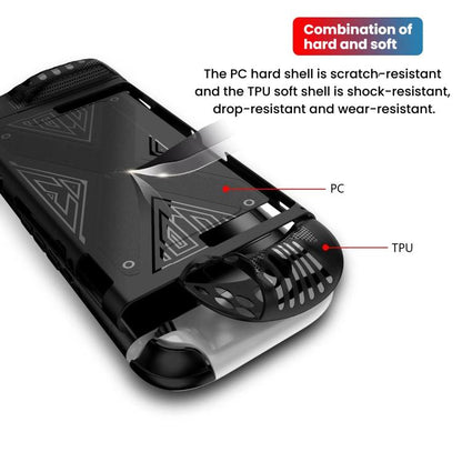 For Nintendo Switch 2 PC + TPU Split Cover With Panel Set Protective Shell(White) by bashfashion