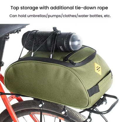 BELIROW Bicycle Rack Tail Bag Folding Bike Quick Release Pannier Bag(Black) by BELIROW
