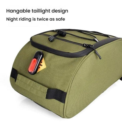 BELIROW Bicycle Rack Tail Bag Folding Bike Quick Release Pannier Bag(Army Green) by BELIROW