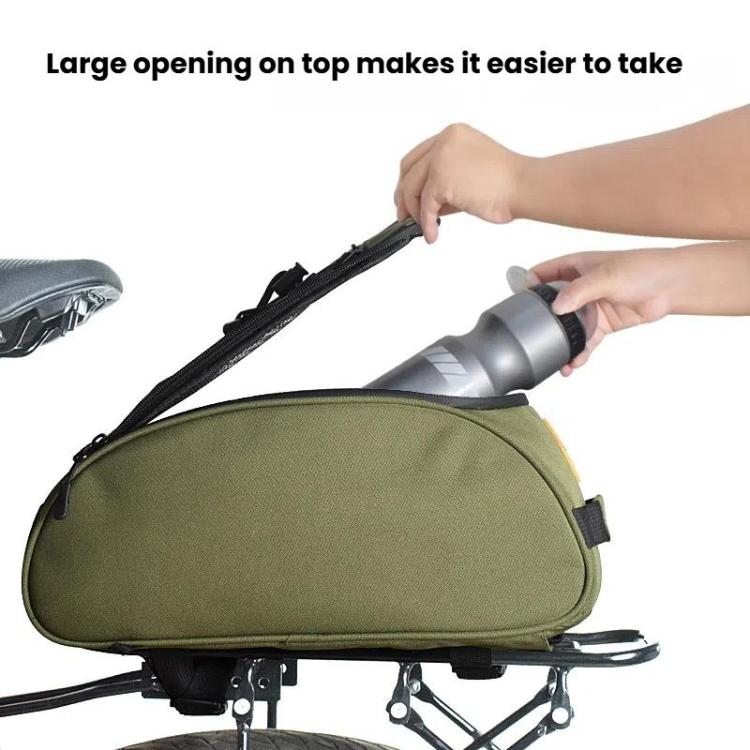 BELIROW Bicycle Rack Tail Bag Folding Bike Quick Release Pannier Bag(Black) by BELIROW