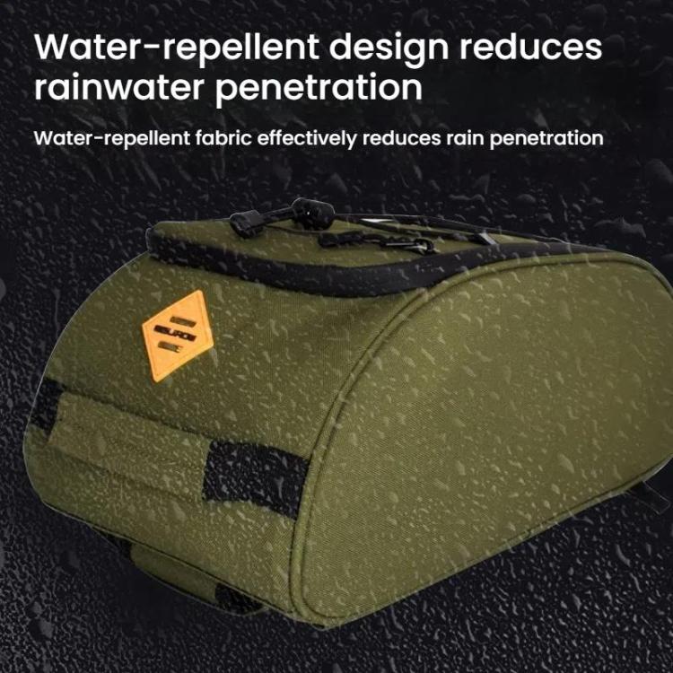 BELIROW Bicycle Rack Tail Bag Folding Bike Quick Release Pannier Bag(Army Green) by BELIROW