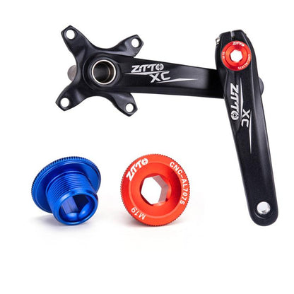 2pcs ZTTO Bicycle Aluminum Alloy Crank Cover Mountain Bike Crank Screws, Style: M19 Black by ZTTO