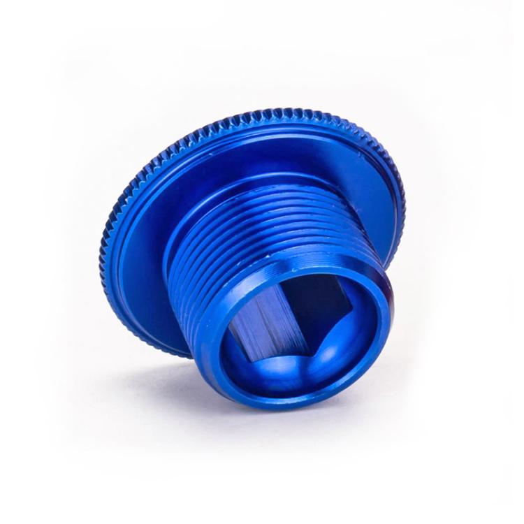 2pcs ZTTO Bicycle Aluminum Alloy Crank Cover Mountain Bike Crank Screws, Style: M18 Blue by ZTTO