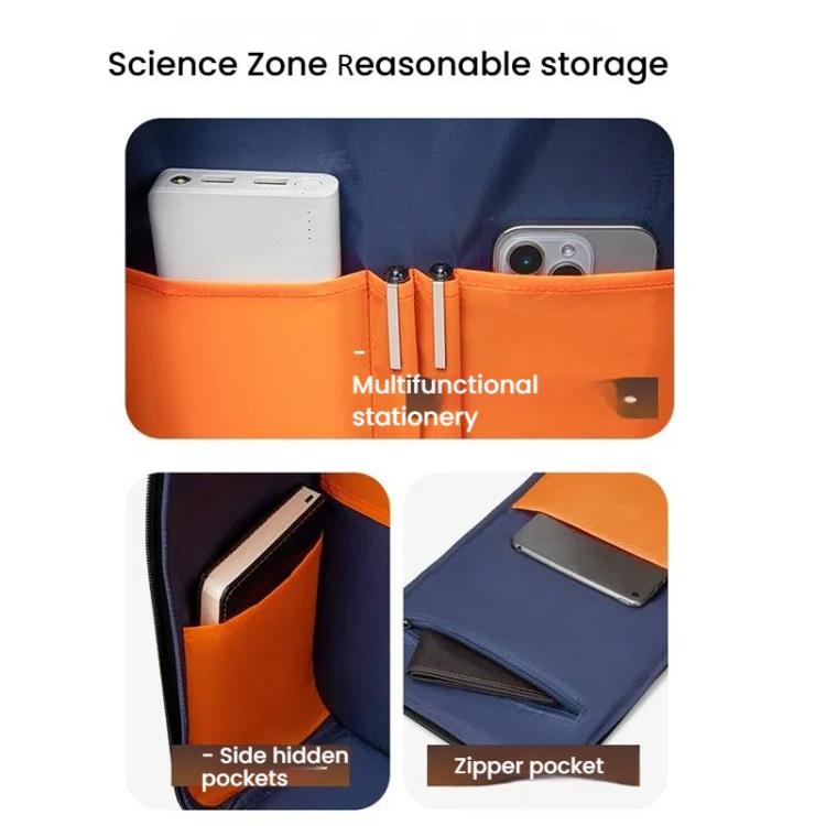 Wiersaam Men Waterproof Anti-Theft Business Backpack Travel Laptop Bag With USB Charging Port & Password Lock Large by wiersaam