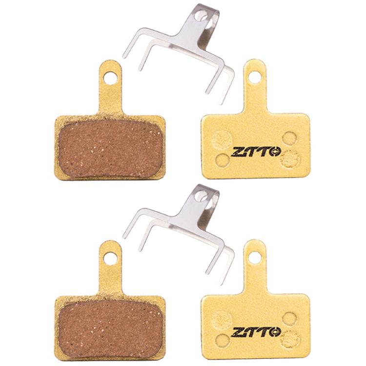 2pairs ZTTO Mountain Bike Full Metal Copper Base Lining Oil Disc Block Brake Pad, Model: MJ-01B by ZTTO