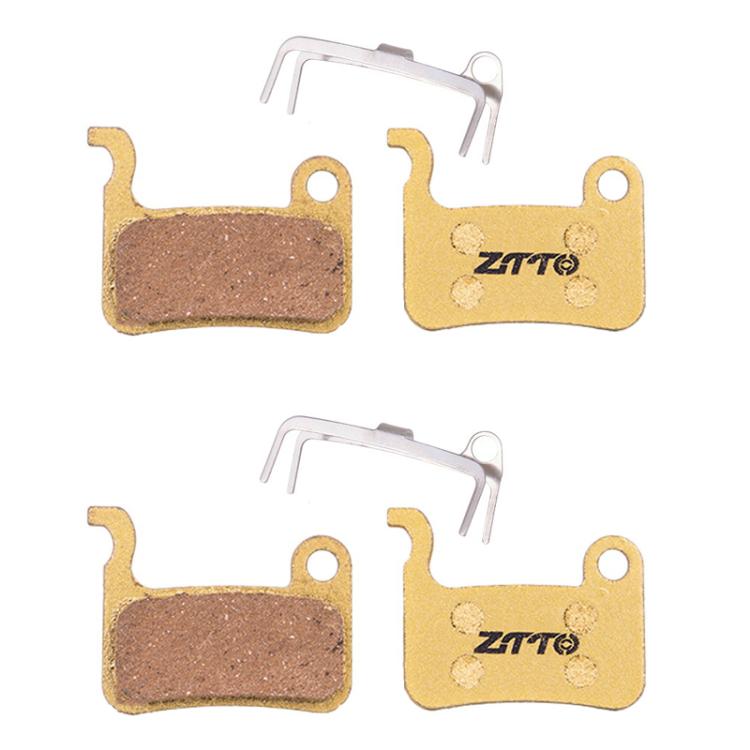 2pairs ZTTO Mountain Bike Full Metal Copper Base Lining Oil Disc Block Brake Pad, Model: MJ-01D by ZTTO