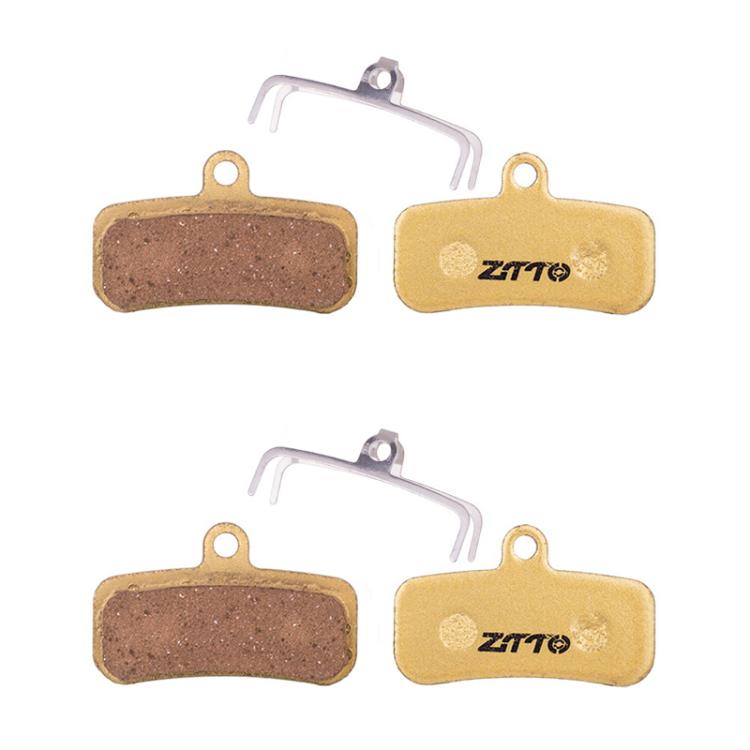 2pairs ZTTO Mountain Bike Full Metal Copper Base Lining Oil Disc Block Brake Pad, Model: MJ-01E by ZTTO