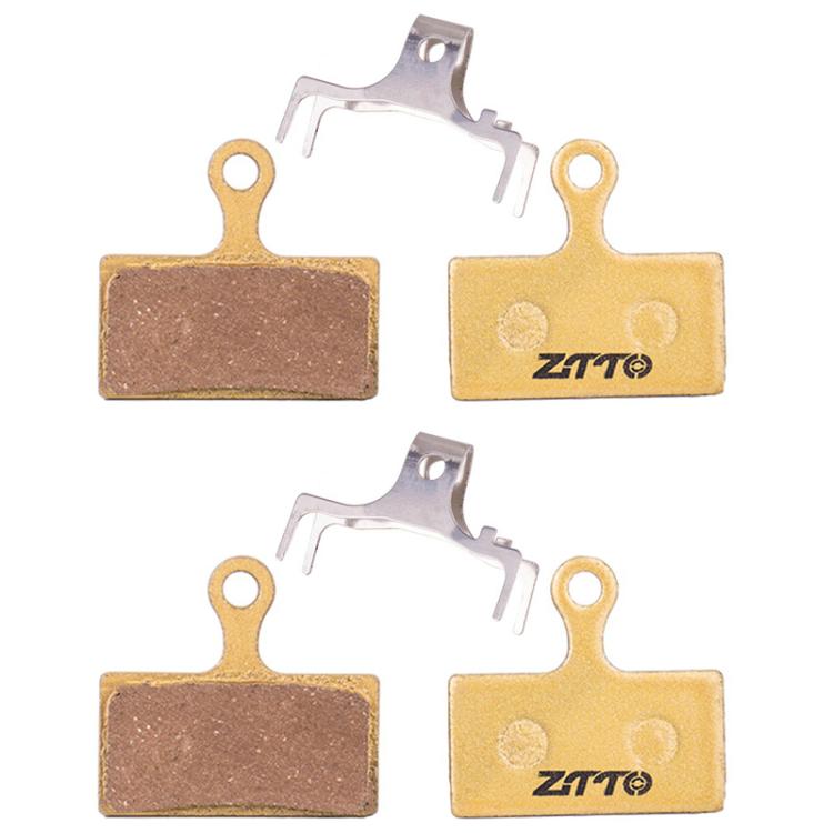 2pairs ZTTO Mountain Bike Full Metal Copper Base Lining Oil Disc Block Brake Pad, Model: MJ-01F by ZTTO