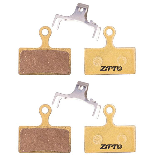 2pairs ZTTO Mountain Bike Full Metal Copper Base Lining Oil Disc Block Brake Pad, Model: MJ-01F by ZTTO
