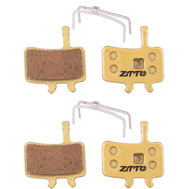 2pairs ZTTO Mountain Bike Full Metal Copper Base Lining Oil Disc Block Brake Pad, Model: MJ-02A by ZTTO