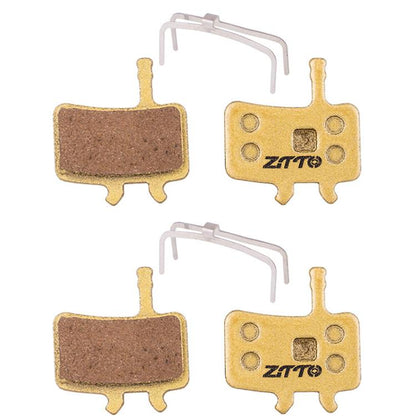 2pairs ZTTO Mountain Bike Full Metal Copper Base Lining Oil Disc Block Brake Pad, Model: MJ-02A by ZTTO