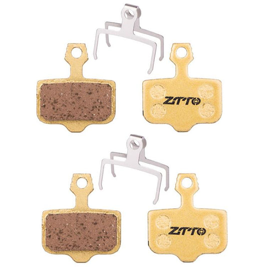 2pairs ZTTO Mountain Bike Full Metal Copper Base Lining Oil Disc Block Brake Pad, Model: MJ-02D by ZTTO