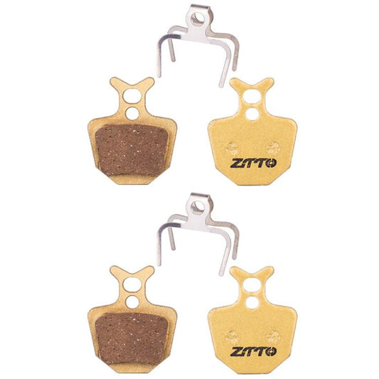 2pairs ZTTO Mountain Bike Full Metal Copper Base Lining Oil Disc Block Brake Pad, Model: MJ-05B by ZTTO