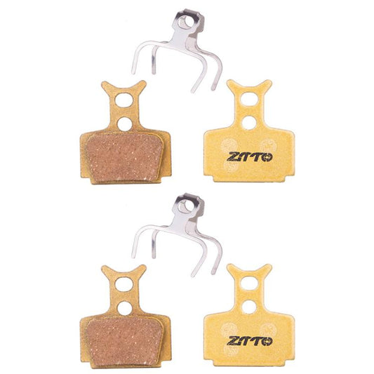2pairs ZTTO Mountain Bike Full Metal Copper Base Lining Oil Disc Block Brake Pad, Model: MJ-05C by ZTTO