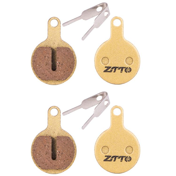 2pairs ZTTO Mountain Bike Full Metal Copper Base Lining Oil Disc Block Brake Pad, Model: MJ-07B by ZTTO