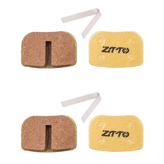 2pairs ZTTO Mountain Bike Full Metal Copper Base Lining Oil Disc Block Brake Pad, Model: MJ-08B by ZTTO