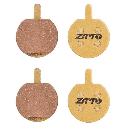 2pairs ZTTO Mountain Bike Full Metal Copper Base Lining Oil Disc Block Brake Pad, Model: MJ-11A by ZTTO
