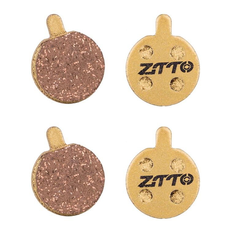 2pairs ZTTO Mountain Bike Full Metal Copper Base Lining Oil Disc Block Brake Pad, Model: MJ-11C by ZTTO