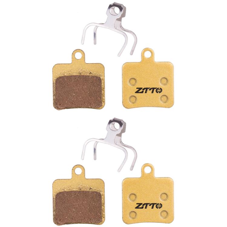 2pairs ZTTO Mountain Bike Full Metal Copper Base Lining Oil Disc Block Brake Pad, Model: MJ-11D by ZTTO