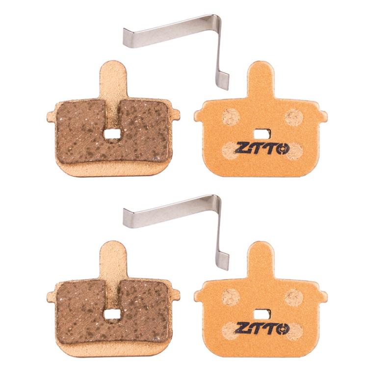 2pairs ZTTO Mountain Bike Full Metal Copper Base Lining Oil Disc Block Brake Pad, Model: MJ-11E by ZTTO