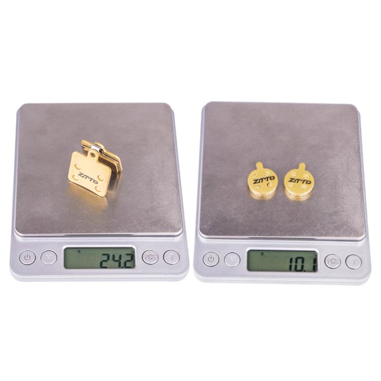 2pairs ZTTO Mountain Bike Full Metal Copper Base Lining Oil Disc Block Brake Pad, Model: MJ-02B by ZTTO