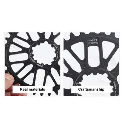 RACEWORK RK7788 Mountain Bike Direct Mount Chainwheel Road Bike Chainring, Spec: ROAD 42T by RACEWORK
