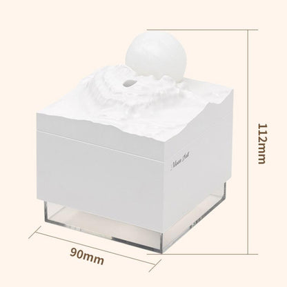 Moonfall Humidifier Aroma Diffuser Large Fog With Night Light Desktop Ornament(Pink) by bashfashion