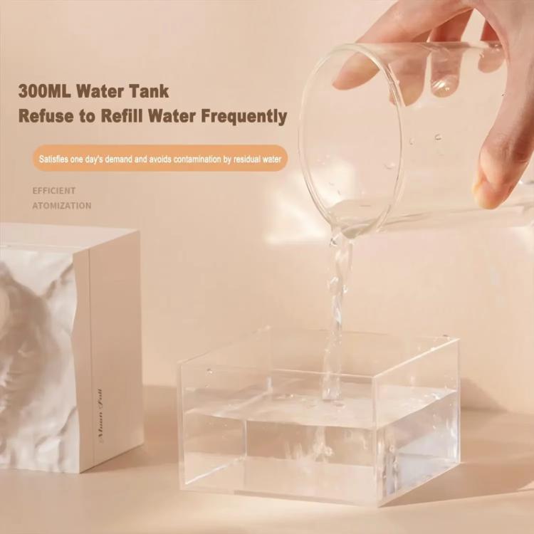 Moonfall Humidifier Aroma Diffuser Large Fog With Night Light Desktop Ornament(Pink) by bashfashion