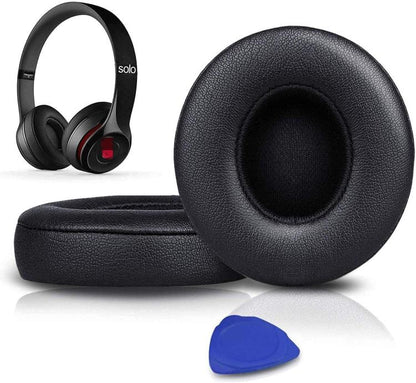For Beats Solo3 / Solo2 Headphones Ear Pads Sponge Cover, Spec: Wireless Black by bashfashion