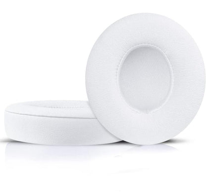 For Beats Solo3 / Solo2 Headphones Ear Pads Sponge Cover, Spec: Wired White by bashfashion