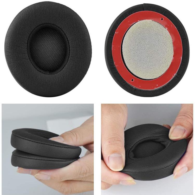 For Beats Solo3 / Solo2 Headphones Ear Pads Sponge Cover, Spec: Wireless Red by bashfashion