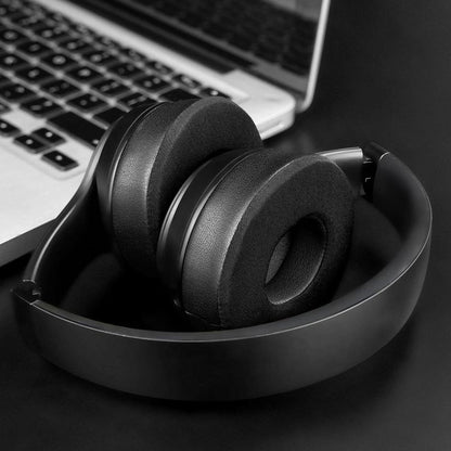 For Beats Solo3 / Solo2 Headphones Ear Pads Sponge Cover, Spec: Wireless Black by bashfashion