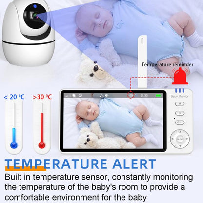 5 inch 1080P HD Baby Watcher Baby Monitor Camera US Plug by bashfashion