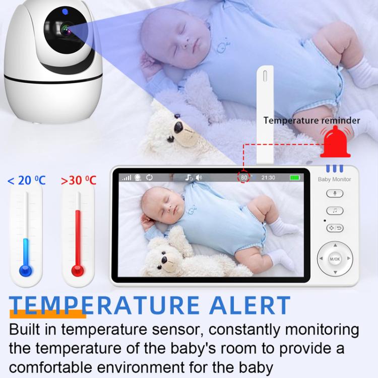 5 inch 1080P HD Baby Watcher Baby Monitor Camera UK Plug by bashfashion
