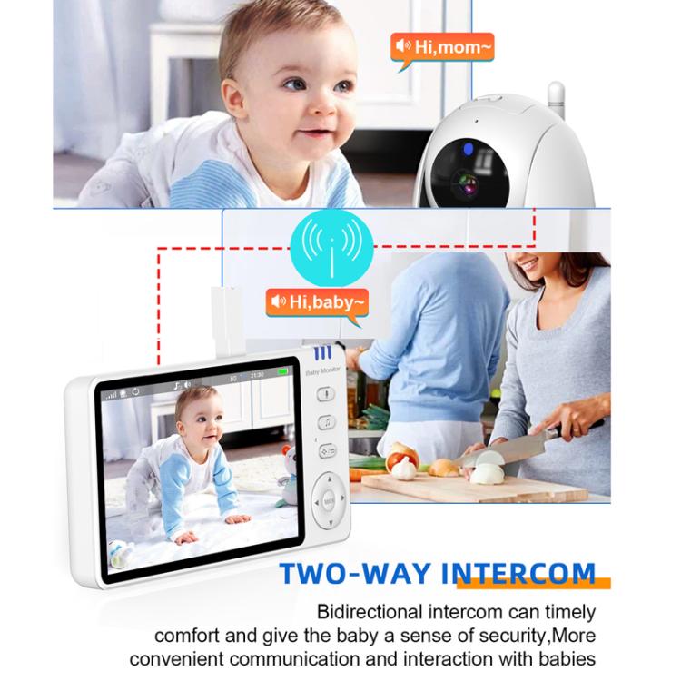5 inch 1080P HD Baby Watcher Baby Monitor Camera AU Plug by bashfashion