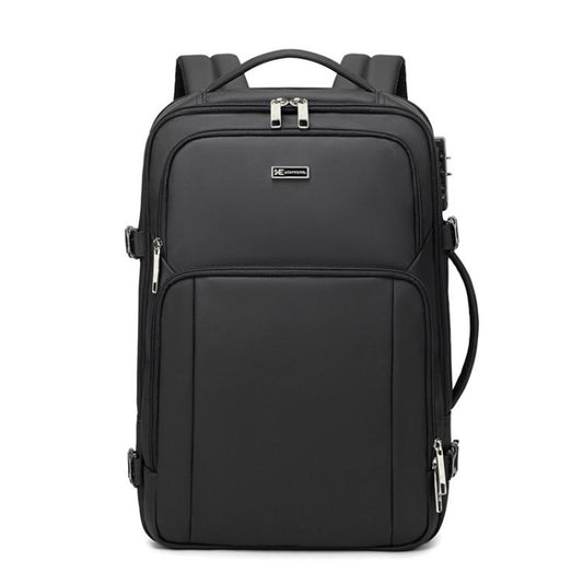 Wiersaam Men Anti-Theft Business Laptop Backpack 15.6 Inch Computer Bag With USB & Type-C Charging Ports(Black) by Wiersaam