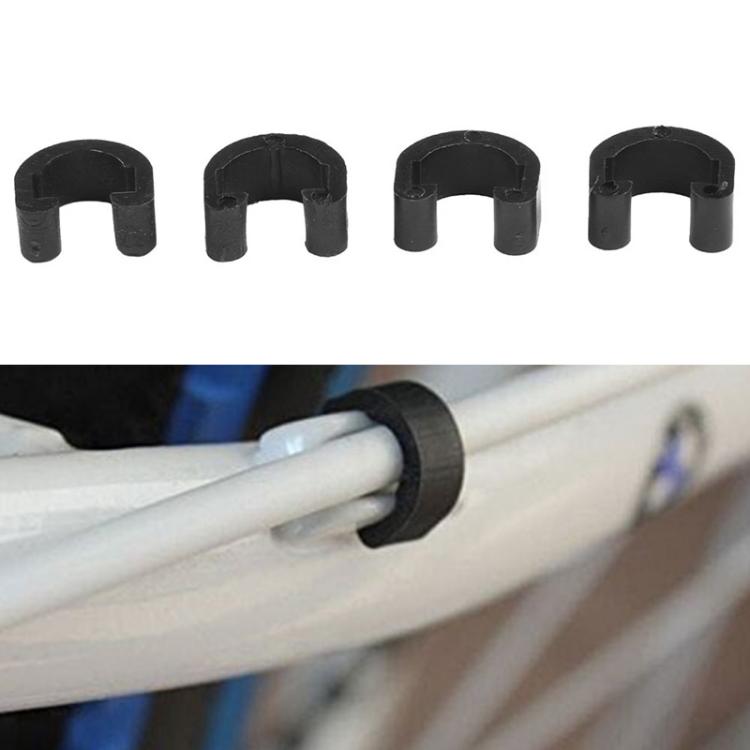 50pcs ZTTO Bicycle Plastic C-Clips Mountain Bike Shifter Cable Brake Clamps by ZTTO