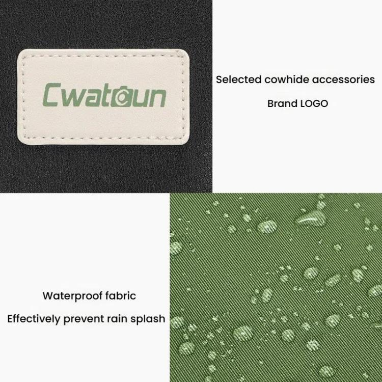 Cwatcun D99 Small Shoulder Camera Bag Multi-functional Casual Color Clash Lightweight Storage Bag by Cwatcun