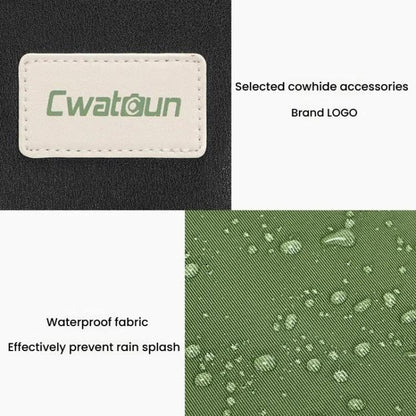 Cwatcun D99 Small Shoulder Camera Bag Multi-functional Casual Color Clash Lightweight Storage Bag by Cwatcun